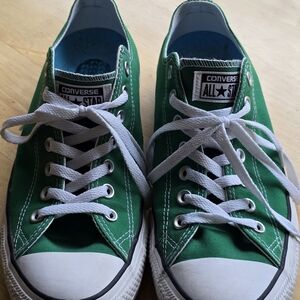 Converse All Star Green Low Top Sneakers Size 11.5 Men 13.5 Women EU 46